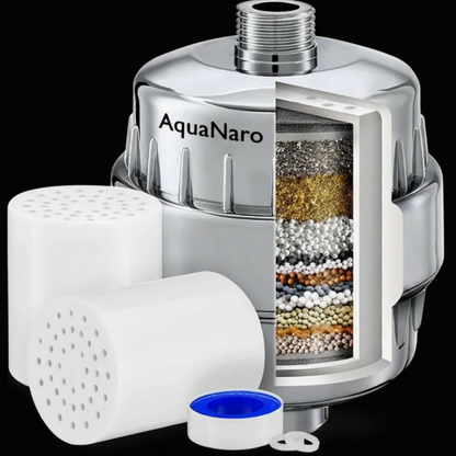 פילטר מקלחת מבית ™AquaNaro